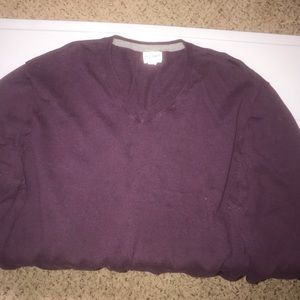Old Navy Purple V-Neck sweater